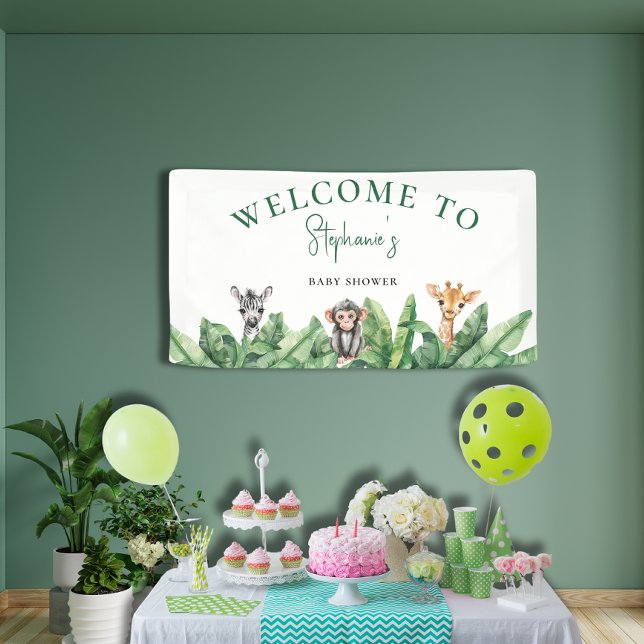 Banderoles Bienvenue Wild One Baby shower (Créateur téléchargé)