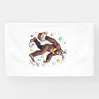 Bigfoot Pâques Jour Drôle Sasquatch Mignon Lapin E