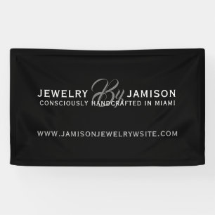 Banderoles BIJOUX PAR Nom Personnel Marque Entreprise Argent 