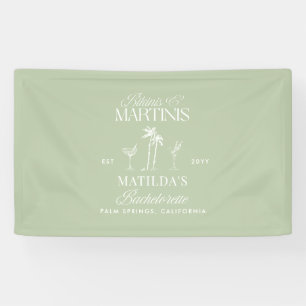 Banderoles Bikinis et martinis Élégante bachelorette vintage