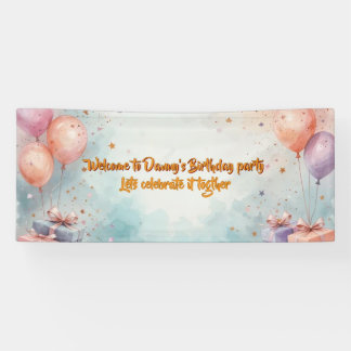 Banderoles Birthday party banner