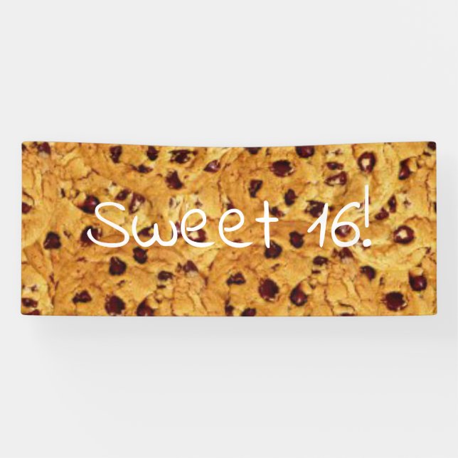 Banderoles biscuits aux puces de chocolat (Horizontal)