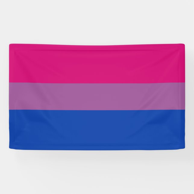 Banderoles Bisexual pride (Horizontal)