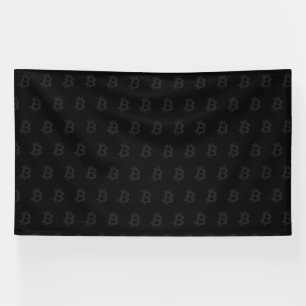 Banderoles Bitcoin Noir