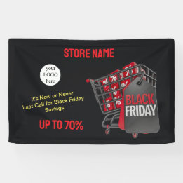 Banderoles Black Friday  Banner