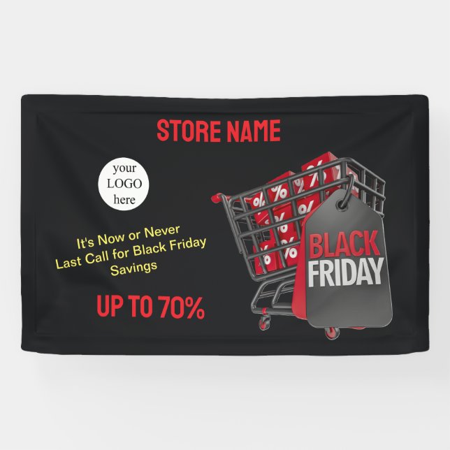 Banderoles Black Friday  Banner (Horizontal)