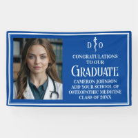 Bleu Ostéopathique Médicale School Graduation Phot