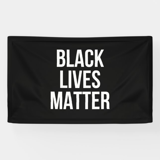 Banderoles BLM Black Lives Matt BANNER (Horizontal)
