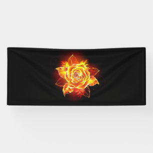 Banderoles Blooming Fire Rose
