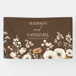 Banderoles Boho Fleur sauvage Fleur sauvage Floral Jardin Mar