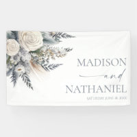 Boho White Rose Floral Mariage Jardin