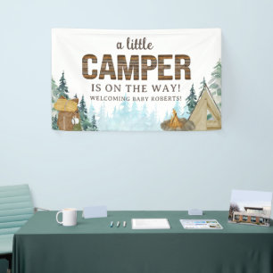Banderoles Bois Rustique Un Petit Baby shower De Camper