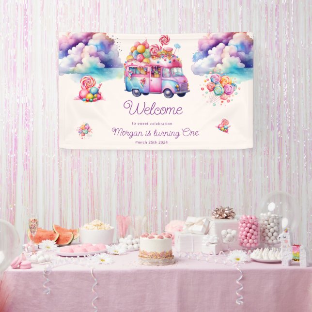 Banderoles Bon budget CandyLane Accueil pour les enfants (Fête)