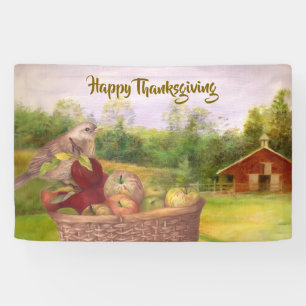 Banderoles Bon thanksgiving Apple Harvest personnalisé