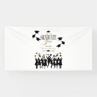 Banderoles Bon Travail, Diplômé ! Heure de célébrer la fête 4