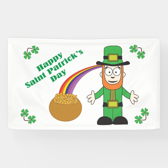 Banderoles Bonne Saint Patrick's Day (Horizontal)