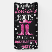 Bottes roses et Bling Bachelorette