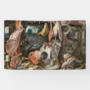 Banderoles Boucher's Stall (par Pieter Aertsen)