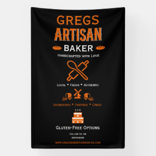 Banderoles Boulangerie Artistique Promotion d'entreprise