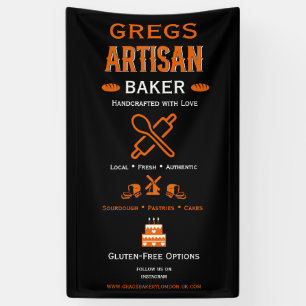 Banderoles Boulangerie Artistique Promotion d'entreprise