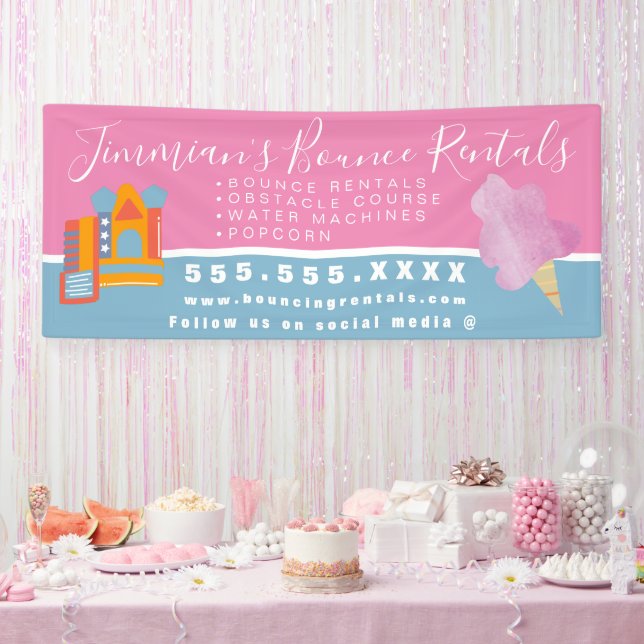 Banderoles Bounce House Bbond Jump Inflatables Business (Fête)