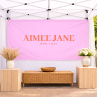 Boutique de Luxe Minimaliste Rose/Orange