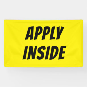 Banderoles Bright Yellow APPLIY INSIDE Banner - High Vis