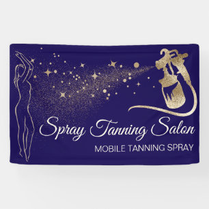 Banderoles Brunissage du corps en spray Navy Black Bronze 