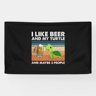 Banderoles Buveur de bière J'aime la bière et l'anniversaire 