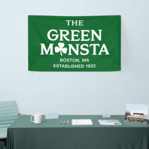 Banderoles Cadeau de baseball Green Monsta Boston Green Monst