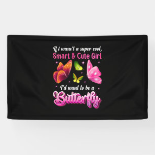 Banderoles Cadeau Papillon   Je voudrais être un papillon