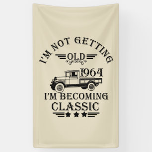 Banderoles Cadeaux personnalisés vintages de 60e anniversaire
