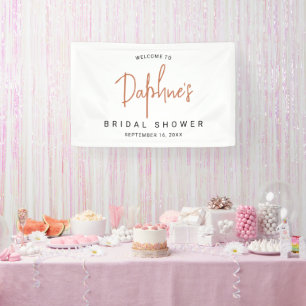 Banderoles Calligraphie Moderne pour Baby Shower