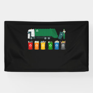 Banderoles Camion de recyclage