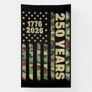 Banderoles Camouflage Anniversaire Patriotique America 250 