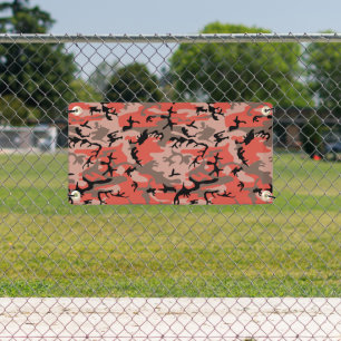 Banderoles Camouflage rouge et Brown, Armée