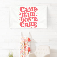 Camp Hair Ne vous souciez pas Camping d'été Filles