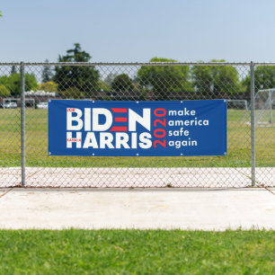 Banderoles Campagne électorale Biden Harris 2020 en plein air