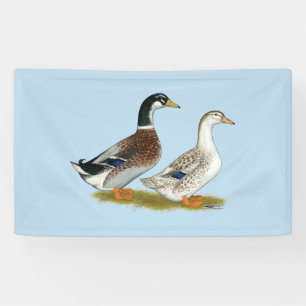 Banderoles Canards :  Appleyard argenté
