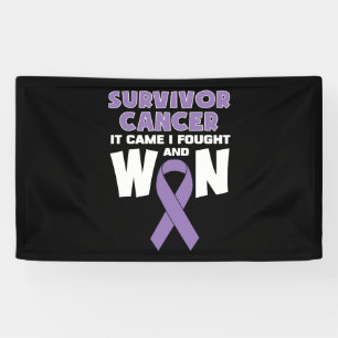 Banderoles Cancer De Survivant C'Est Venu Que Je Me Suis Batt