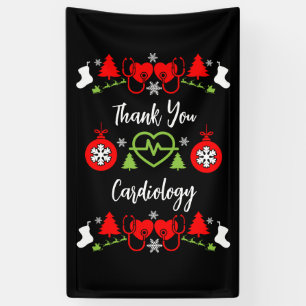 Banderoles Cardiologie Noël Cadeaux Médicales du personnel