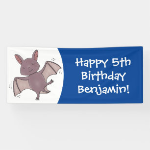 Banderoles Caricature de vol de chauve-souris