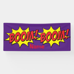 Banderoles Cartoon Boom Thunder_Cove