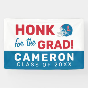 Banderoles Casque Ole Miss Football   Bleu clair