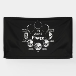 Banderoles Ce n'est qu'une phase de cycle de la lune