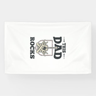 Banderoles Ce papa déchire avec un design de t-shirt de papa
