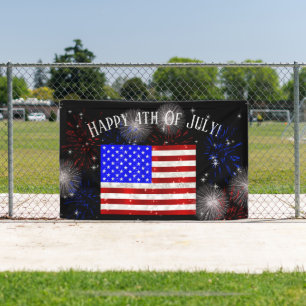 Banderoles Célébration du 4 juillet - Drapeau des États-Unis