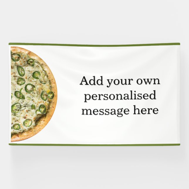 Banderoles Celebratory Pizza (Horizontal)