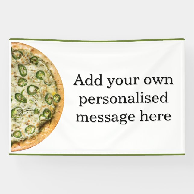 Banderoles Celebratory Pizza (Horizontal)