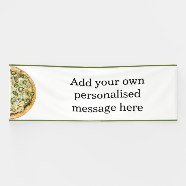 Banderoles Celebratory Pizza (Horizontal)